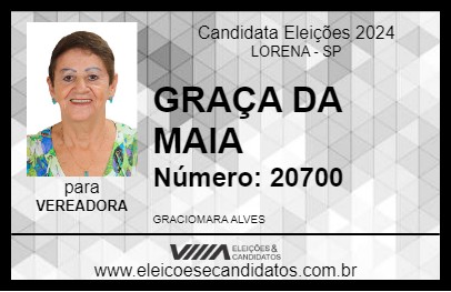 Candidato GRAÇA DA MAIA 2024 - LORENA - Eleições