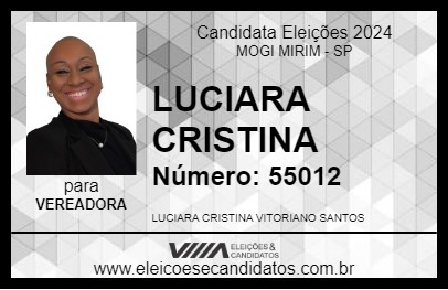 Candidato LUCIARA CRISTINA 2024 - MOGI MIRIM - Eleições