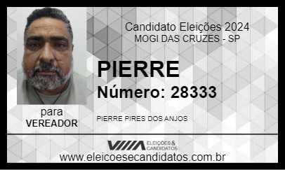 Candidato PIERRE 2024 - MOGI DAS CRUZES - Eleições