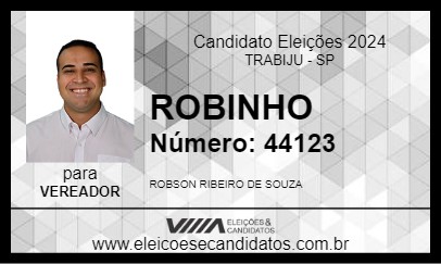 Candidato ROBINHO 2024 - TRABIJU - Eleições