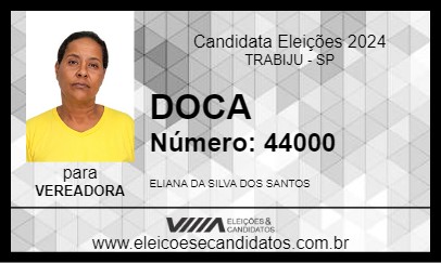 Candidato DOCA 2024 - TRABIJU - Eleições