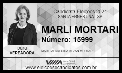 Candidato MARLI MORTARI 2024 - SANTA ERNESTINA - Eleições