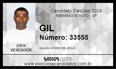 Candidato GILVAN 2024 - RIBEIRÃO BONITO - Eleições