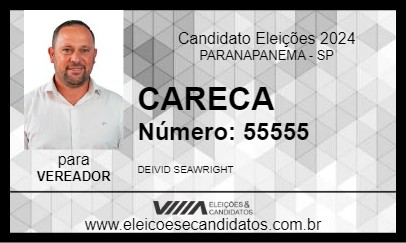 Candidato CARECA 2024 - PARANAPANEMA - Eleições