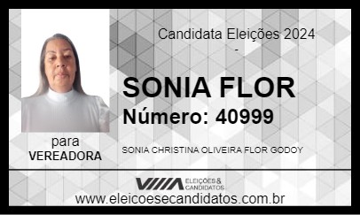 Candidato SONIA FLOR 2024 - ROSEIRA - Eleições