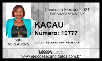 Candidato KACAU 2024 - PARANAPANEMA - Eleições