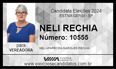 Candidato NELI RECHIA 2024 - ESTIVA GERBI - Eleições