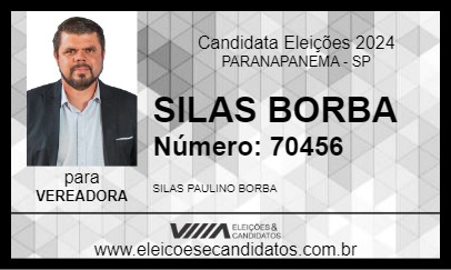 Candidato SILAS BORBA 2024 - PARANAPANEMA - Eleições