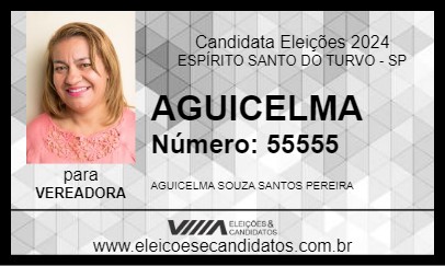 Candidato AGUICELMA 2024 - ESPÍRITO SANTO DO TURVO - Eleições