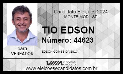 Candidato TIO EDSON 2024 - MONTE MOR - Eleições