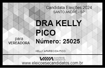 Candidato DRA KELLY PICO 2024 - SANTO ANDRÉ - Eleições