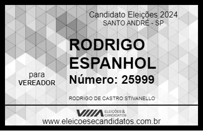 Candidato RODRIGO ESPANHOL 2024 - SANTO ANDRÉ - Eleições