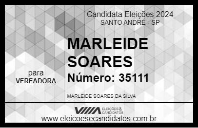 Candidato MARLEIDE SOARES 2024 - SANTO ANDRÉ - Eleições