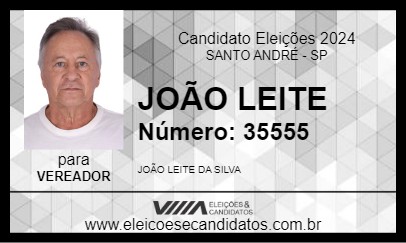 Candidato JOÃO LEITE 2024 - SANTO ANDRÉ - Eleições