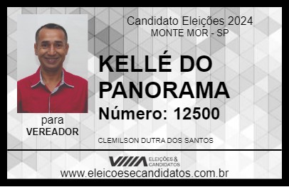 Candidato KELLÉ DO PANORAMA 2024 - MONTE MOR - Eleições