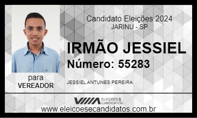 Candidato IRMÃO JESIEL 2024 - JARINU - Eleições