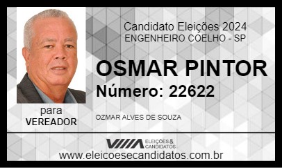 Candidato OSMAR PINTOR 2024 - ENGENHEIRO COELHO - Eleições