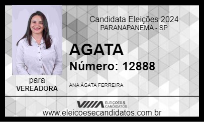 Candidato AGATA 2024 - PARANAPANEMA - Eleições