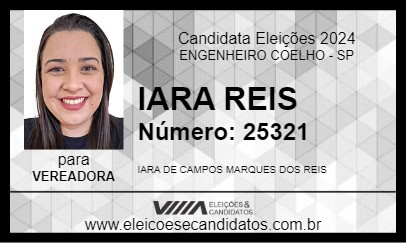 Candidato IARA REIS 2024 - ENGENHEIRO COELHO - Eleições