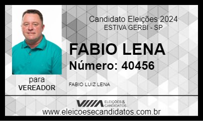 Candidato FABIO LENA 2024 - ESTIVA GERBI - Eleições