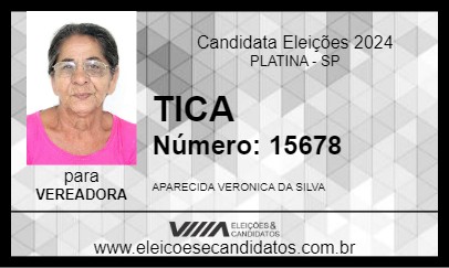 Candidato TICA 2024 - PLATINA - Eleições