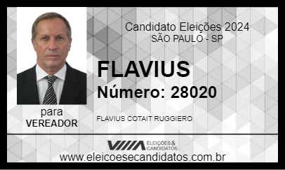 Candidato FLAVIUS 2024 - SÃO PAULO - Eleições