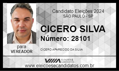 Candidato CICERO SILVA 2024 - SÃO PAULO - Eleições