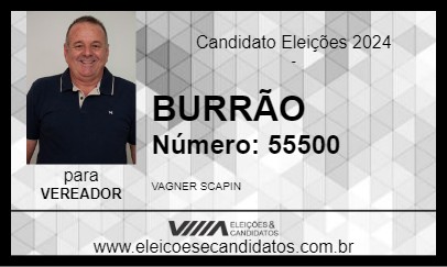 Candidato BURRÃO 2024 - PARANAPUÃ - Eleições