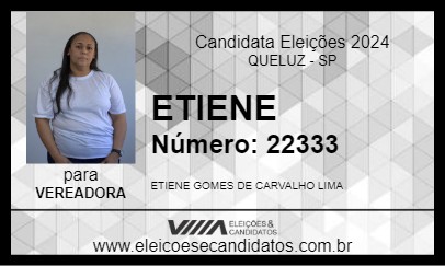 Candidato ETIENE 2024 - QUELUZ - Eleições