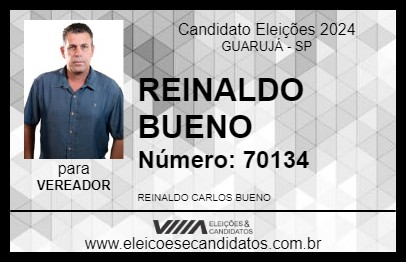 Candidato REINALDO BUENO 2024 - GUARUJÁ - Eleições