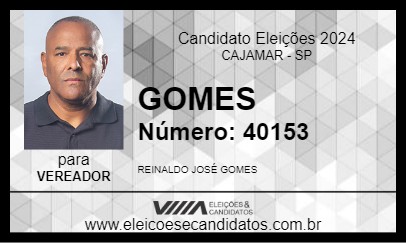 Candidato GOMES 2024 - CAJAMAR - Eleições