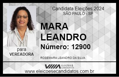 Candidato MARA LEANDRO 2024 - SÃO PAULO - Eleições