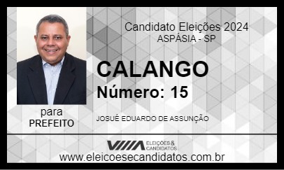 Candidato CALANGO 2024 - ASPÁSIA - Eleições