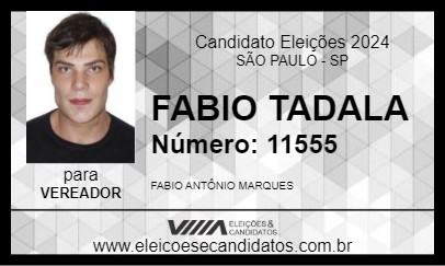 Candidato TADALA 2024 - SÃO PAULO - Eleições