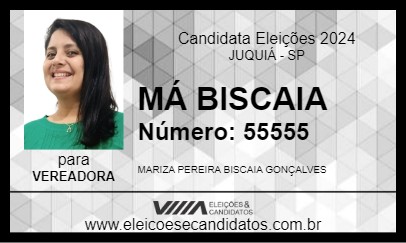 Candidato MÁ BISCAIA 2024 - JUQUIÁ - Eleições