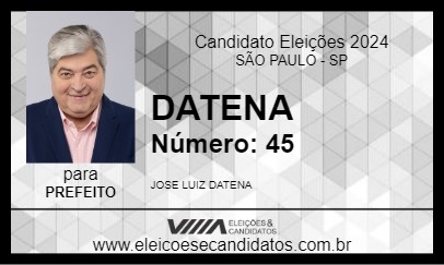 Candidato DATENA 2024 - SÃO PAULO - Eleições