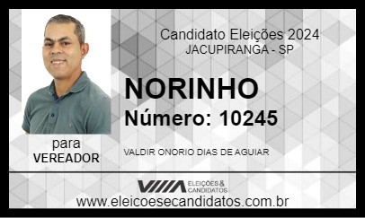 Candidato NORINHO 2024 - JACUPIRANGA - Eleições