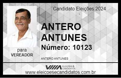 Candidato ANTERO ANTUNES 2024 - JACUPIRANGA - Eleições