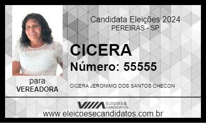 Candidato CICERA 2024 - PEREIRAS - Eleições