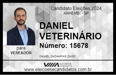 Candidato DANIEL VETERINÁRIO 2024 - ANHEMBI - Eleições