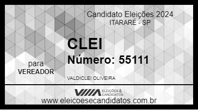 Candidato CLEI 2024 - ITARARÉ - Eleições