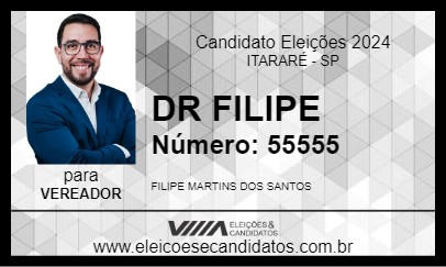 Candidato DR FILIPE 2024 - ITARARÉ - Eleições