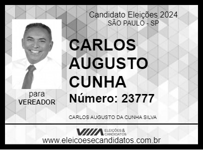 Candidato CARLOS CUNHA 2024 - SÃO PAULO - Eleições