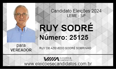 Candidato RUY SODRÉ 2024 - LEME - Eleições