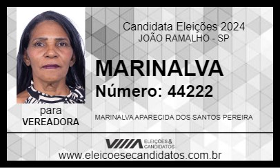 Candidato MARINALVA 2024 - JOÃO RAMALHO - Eleições