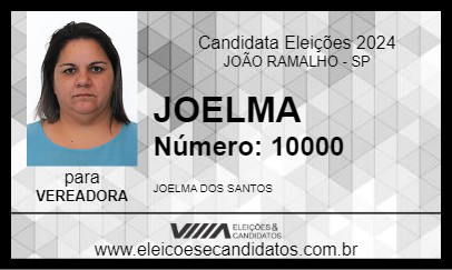 Candidato JOELMA 2024 - JOÃO RAMALHO - Eleições