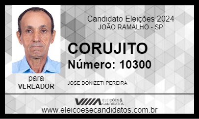 Candidato CORUJITO 2024 - JOÃO RAMALHO - Eleições