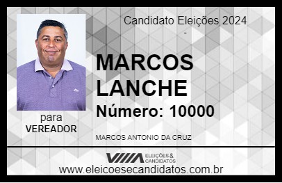 Candidato MARCOS LANCHE 2024 - DRACENA - Eleições