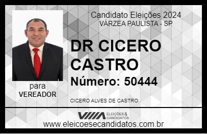 Candidato DR CICERO CASTRO            2024 - VÁRZEA PAULISTA - Eleições