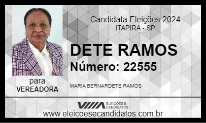 Candidato DETE RAMOS 2024 - ITAPIRA - Eleições